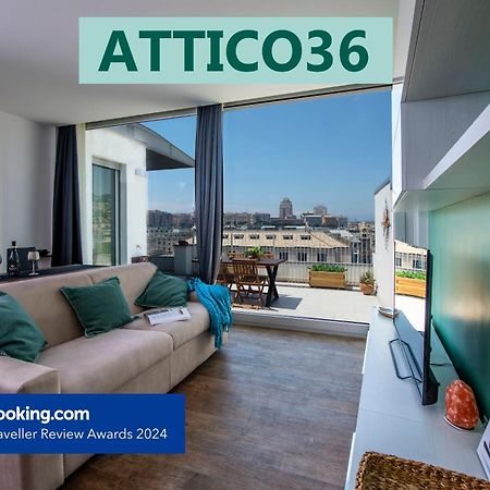 Апартаменты Attico Luxury Con Parcheggio E Terrazza Vista Mozzafiato Генуя Экстерьер фото